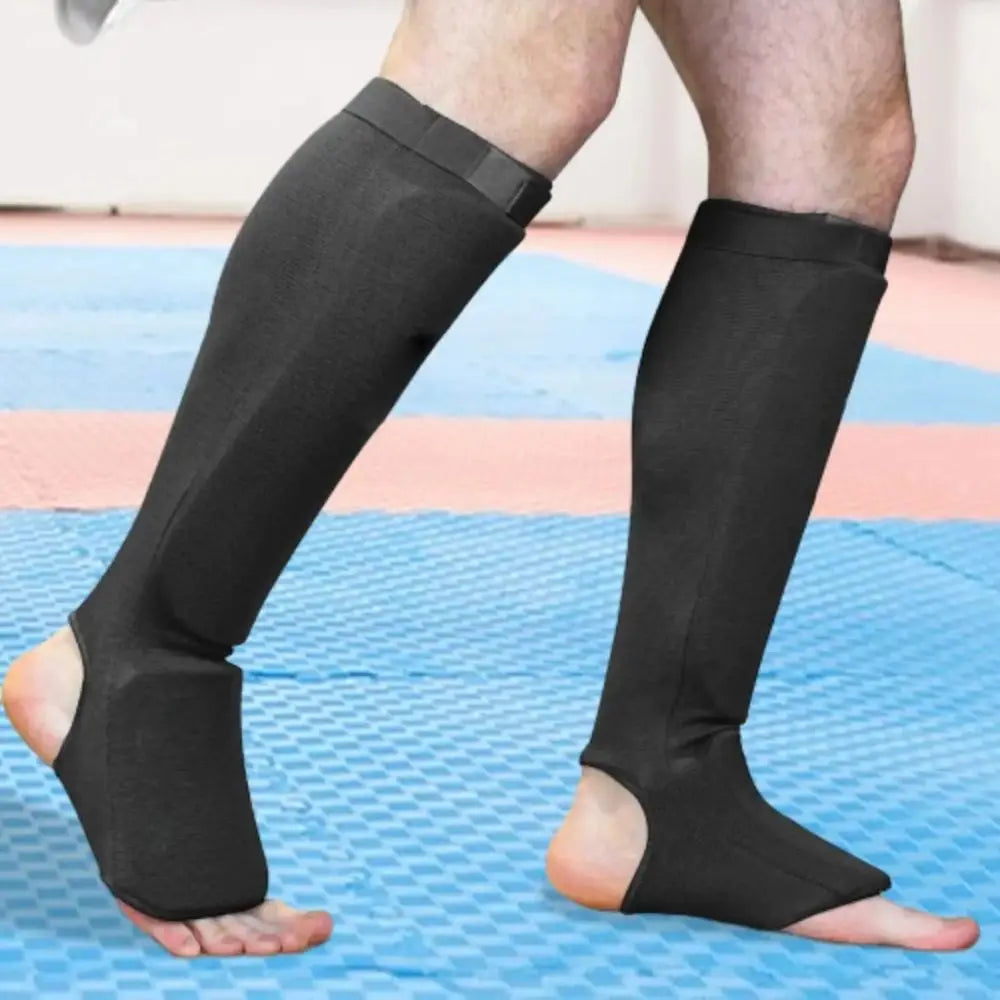 Black Shin Guards