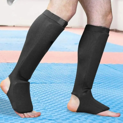Black Shin Guards