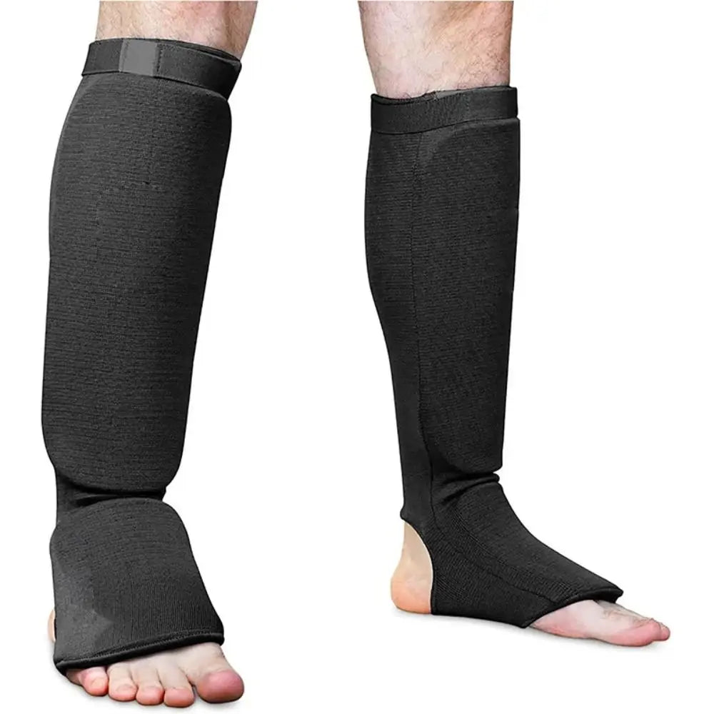 Black Shin Guards